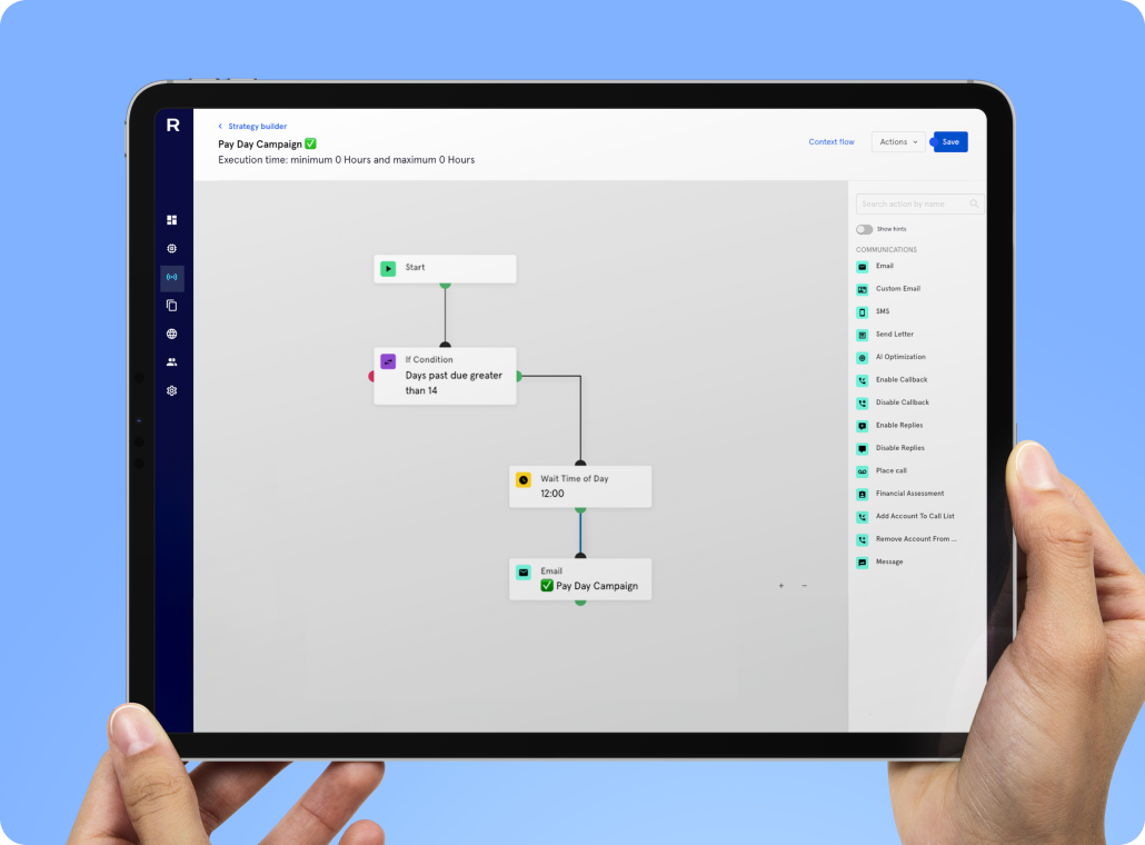Receive illustration