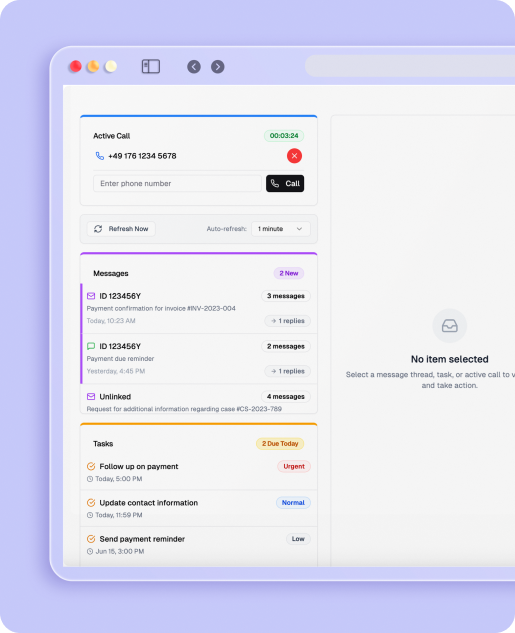 Receive illustration